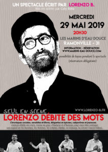 *CAFÉ-THÉÂTRE DU MERCREDI : LORENZO DEBITE DES MOTS